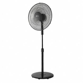 ALERA Oscillating Pedestal Fan 16 3-Speed Blk, 253M10