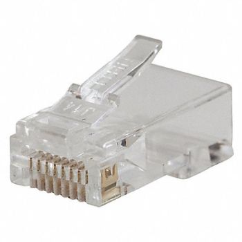 KLEIN TOOLS Pass-Thru Modular Data Plug CAT5E PK10, 258X39