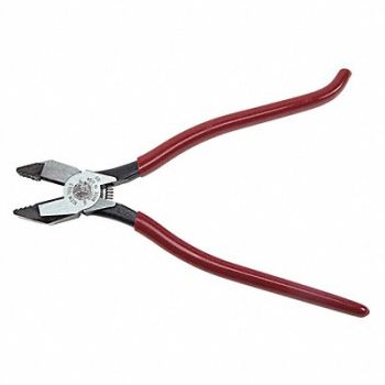 KLEIN TOOLS Linemans Plier Steel 1-1/4 L Jaw, 259F25