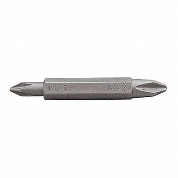 KLEIN TOOLS Replacement Bit Phillips #1 #2, 259F32