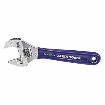 KLEIN TOOLS Wrench Slim-Jaw Adjustable 6, 259G25