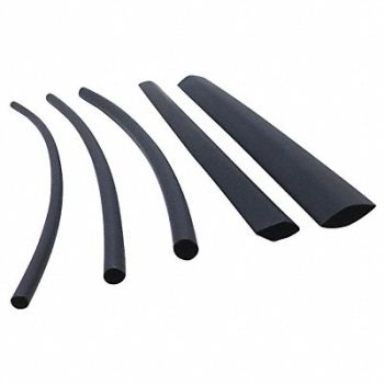 IDEAL Shrink Tubing 200 ft Blk 0.807 in ID, 25A167