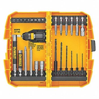 DEWALT Screwdriver Bit Set 28 pcs. 1/4 Shank, 55KH37