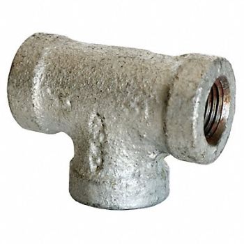 ANVIL Tee Malleable Iron 6 in NPT Class 150, 25CF68