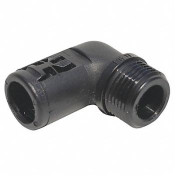 REIKU Elbow 90 Deg 0.276 in Black Nylon, 25D318