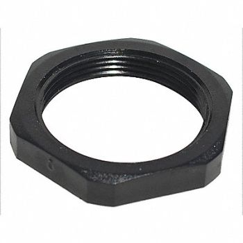 REIKU Lock Nut 1/2 NPT Gr PA6 Nylon PK10, 25D344