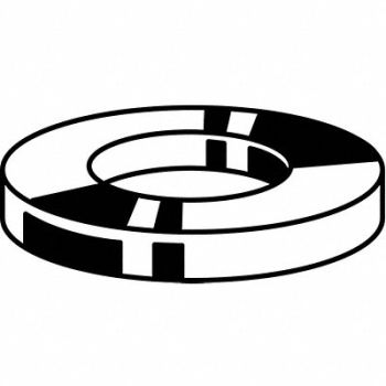 GRAINGER APPROVED FltWsh ZncY Stl M3 9x0.8mm 100PK, 25DL16
