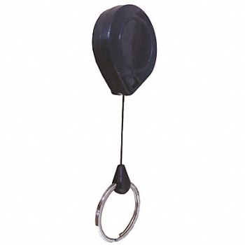 GRAINGER APPROVED ID Card Retractor Standard Clip, 25DU57