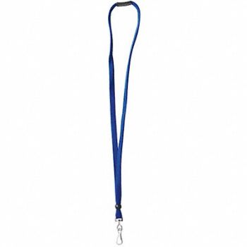GRAINGER APPROVED Badge Lanyard Blue PK10, 25DU63