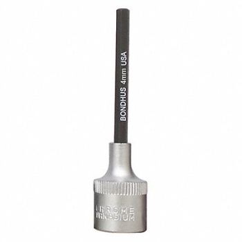 BONDHUS Prohold Hex Bit 2In 4.0Mm, 25EX27