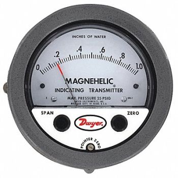 DWYER Gauge Magnahelic 0-500 Pa, 25F134