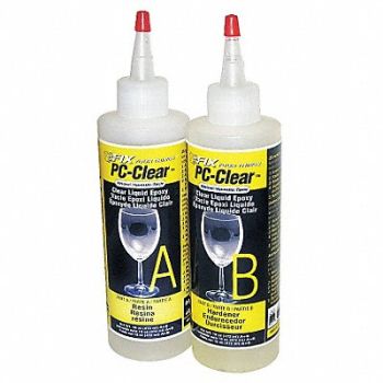 PC PRODUCTS Epoxy Adhesive Bottle 1 1 Mix Ratio, 25F529
