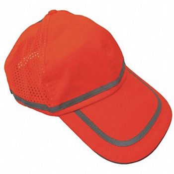 CONDOR Baseball Cap Polyester Hi-Vis Orange, 25F541
