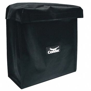 CONDOR Respirator Storage Bag Polyester Black, 25F571
