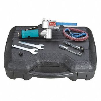 DYNABRADE Air Belt Sander 0.4 HP 1/8 to 1/2 x 12, 25H821