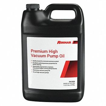 ROBINAIR Vacuum Pump Oil 4 Gal Per Case PK4, 25J273