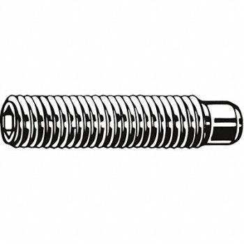 GRAINGER APPROVED ScktStScrw OvalPt #6-32 3/8 L PK100, 25J766