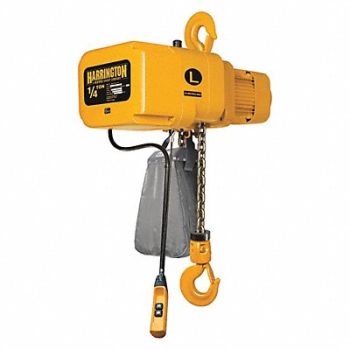 HARRINGTON Electric Chain Hoist 500 lb 20 ft., 25K584