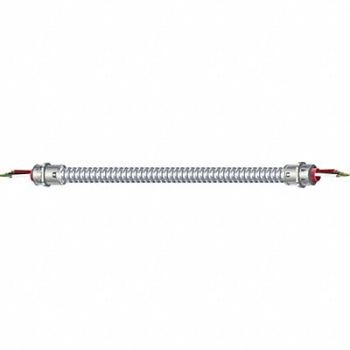 SOUTHWIRE Metal Whip 14 AWG 3 Cond 1/2 Lock Nut, 25K873