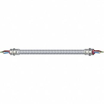 SOUTHWIRE Metal Whip 14 AWG 4 Cond 1/2 Lock Nut, 25K874