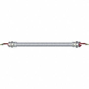 SOUTHWIRE Metal Whip 18 AWG 3 Cond 1/2 Snap In, 25K875