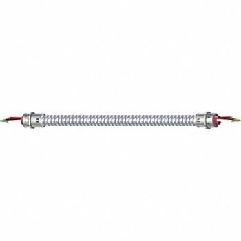 SOUTHWIRE Metal Whip 14 AWG 3 Cond 1/2 Snap In, 25K881