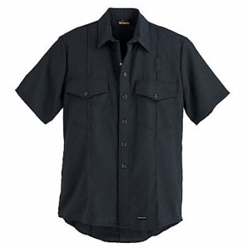 WORKRITE FR Short Sleeve Shirt Dark Navy 50 in., 25KH82