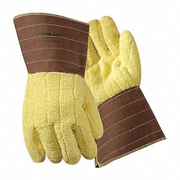 WELLS LAMONT Glove Flame Retardant Yel/Bro PR, 25L177