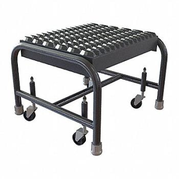 TRI-ARC Mobile Step Stand Aluminum Serrated 16in, 25NX36