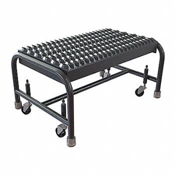 TRI-ARC Mobile Step Stand Aluminum Serrated 24in, 25NX38