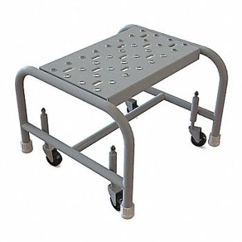 TRI-ARC Mobile Step Stand Steel Perforated 16inW, 25NZ66