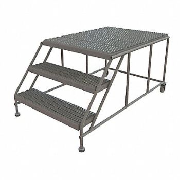 TRI-ARC Mobile Work Platform 3 Step Steel 30, 25NZ78