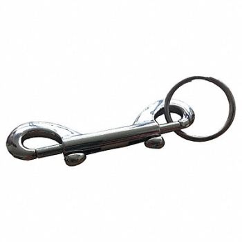 GRAINGER APPROVED Bolt Snap Key Holder w/ Split Rings, 25PA12