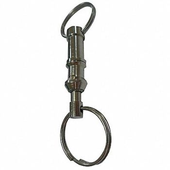 GRAINGER APPROVED Quick Release Key Holder w/Split Ring, 25PA26