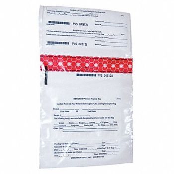 SECUR-ID Personal Property Bag 9 x 10 In PK250, 25R760