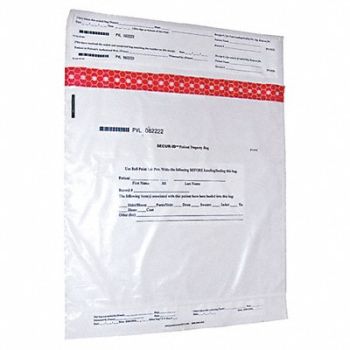 SECUR-ID Personal Property Bag 19 x 20 In PK250, 25R761