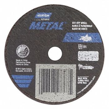 CutOff Wheel Norton Metal 3 x.035 x3/8, 25TY77