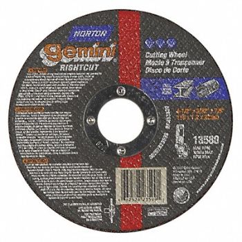 NORTON CutOff Whl Gemini 4-1/2 x3/32 x7/8, 25TZ31