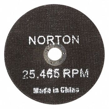 NORTON CutOff Whl Gemini 3 x1/16 x3/8 25465rpm, 25TZ46