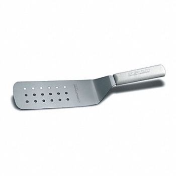 DEXTER RUSSELL Perforated Turner 15 1/4 In White, 4VED2