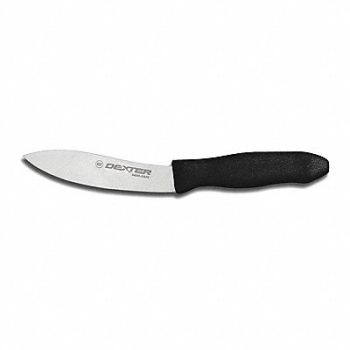 DEXTER RUSSELL Lamb Skinner 5 1/4 In Poly Black, 2TLN3