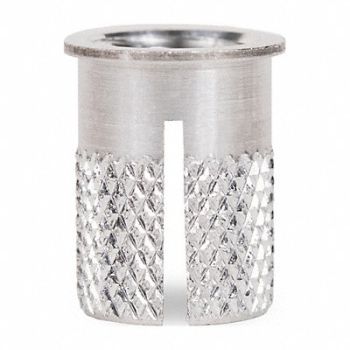 GRAINGER APPROVED Threaded Insert for Plastic PK 10, 807TP6