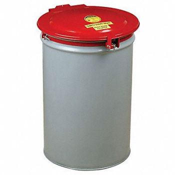 GRAINGER APPROVED Drum Cover Red Steel 55 gal, 3TCT9