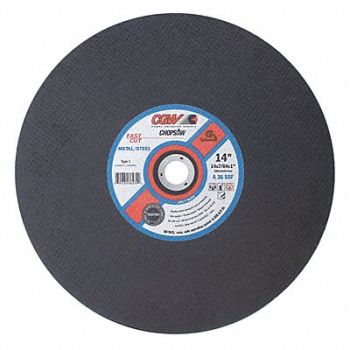CGW ABRASIVES CutOff Whl 14x7/64x1 A36SBx2 Reinforced, 267H87