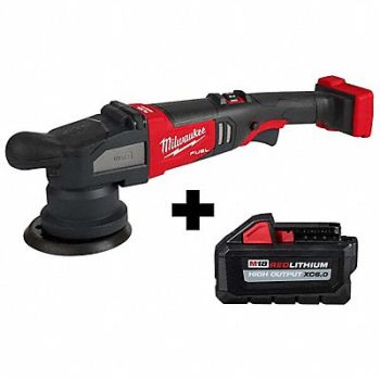 MILWAUKEE Orbital Polisher L 17 13/50 in 5.16 lb, 385XL3