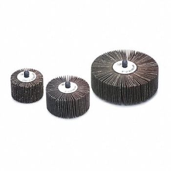 CGW ABRASIVES Flap Whl 1x1x1/4-20 A/O 40G, 268A46