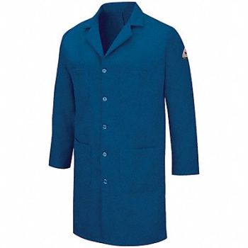 BULWARK Lab Coat Nomex 6Oz Royal, 26CF66