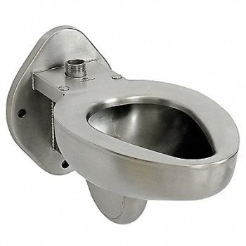 ACORN Prison Toilet SS Top Spud Wall Mount, 26CT93