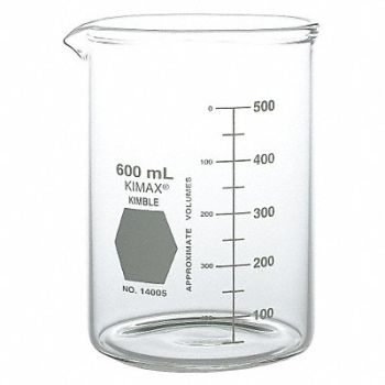 KIMBLE KIMAX Beaker Low Form Glass 1000mL PK24, 26CV79