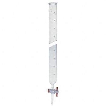 KIMBLE Funnel Fill Dispens Buret Glas 500mL PK2, 26CX25